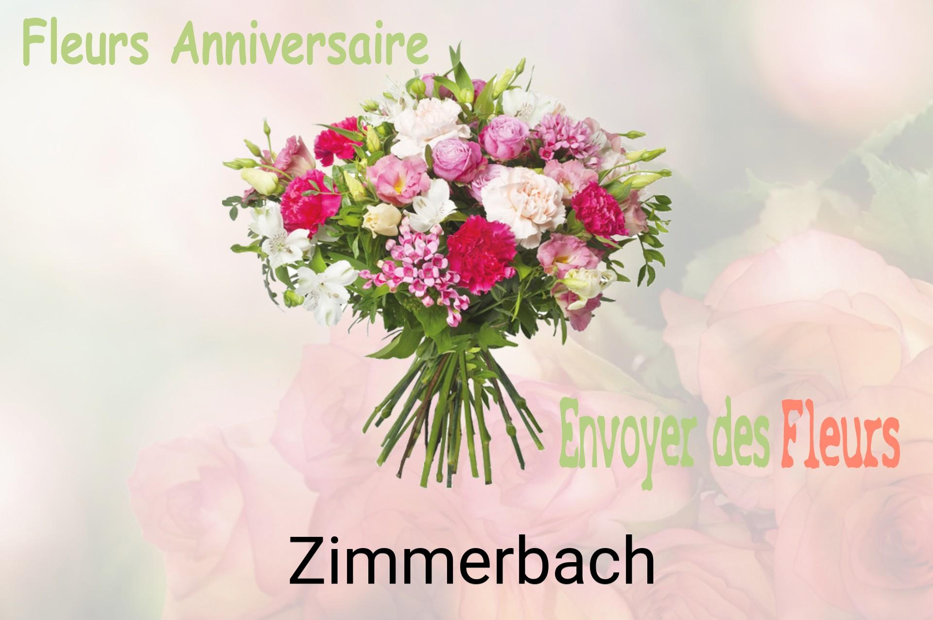 Bouquet de fleurs d’anniversaire livré à Zimmerbach