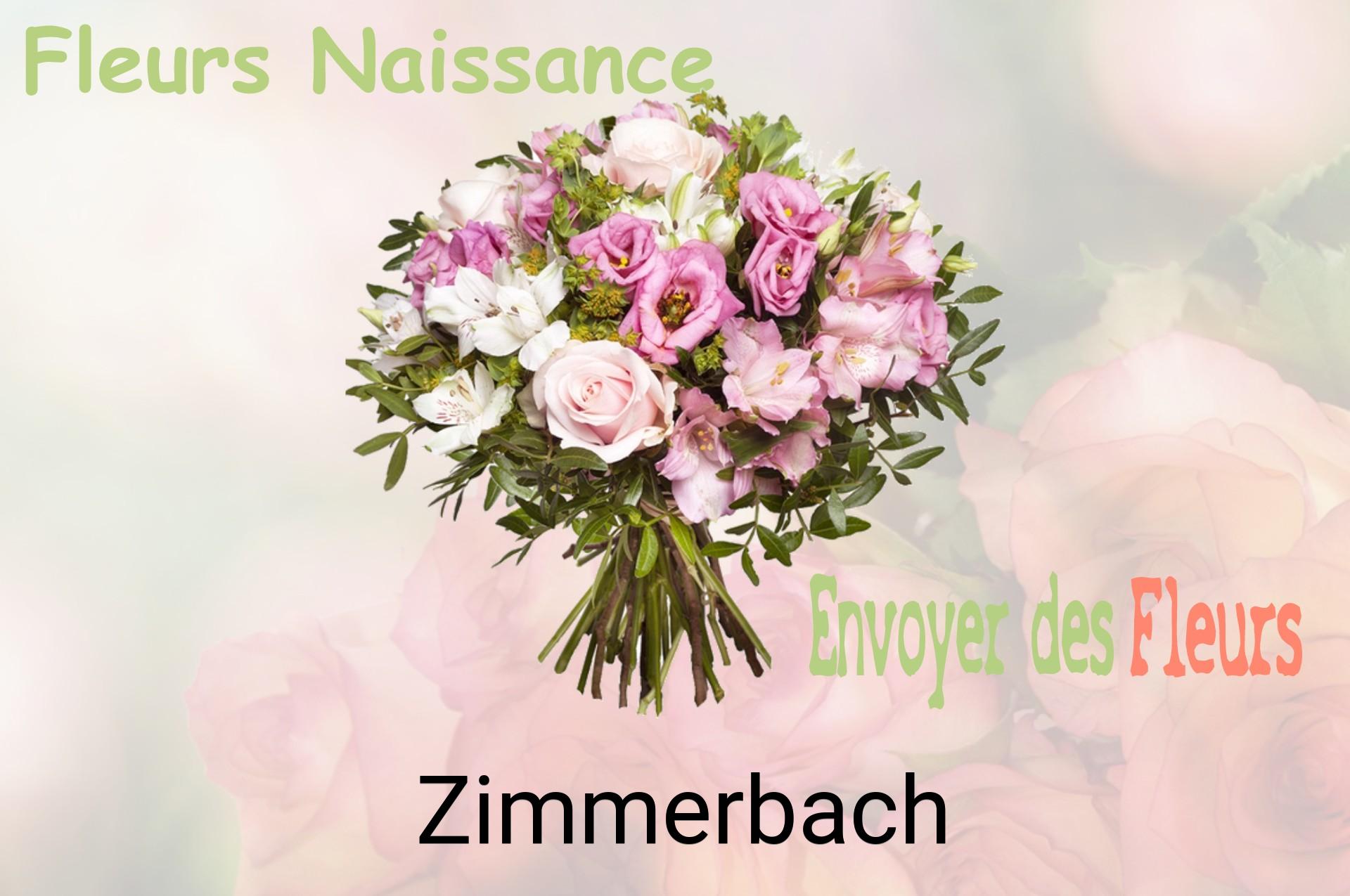 Bouquet de fleurs de naissance livré à Zimmerbach